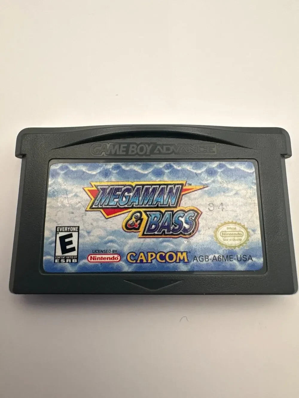Megaman & Bass Nintendo Game Boy Advance Loose Verified Authentic Tested Saves